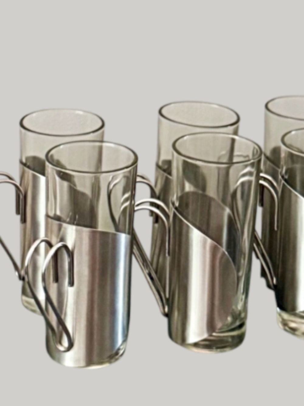 6  Danish Scanmalay Hot Toddy Cups Drinking Glasses